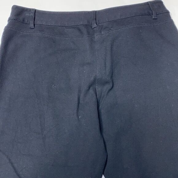 Talbots Ponte Jersey Knit Stretch Pants Slim fit Black 10P - Picture 5 of 9